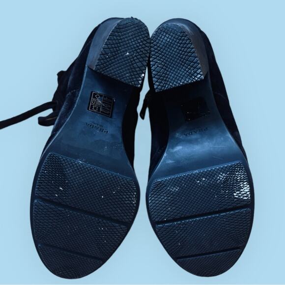 Prada Black Suede Boots | Size 41EU/10US - Picture 11 of 13